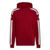 Bluza męska adidas Squadra 21 Sweat Hoodie czerwona z kapturem