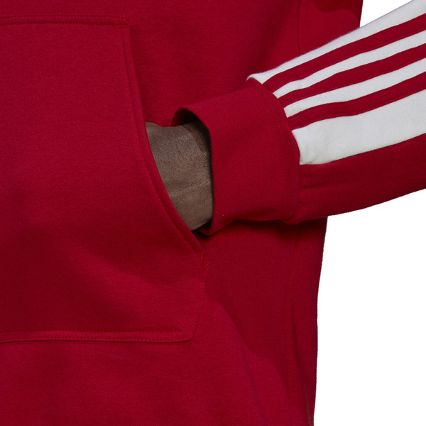 Bluza męska adidas Squadra 21 Sweat Hoodie czerwona z kapturem