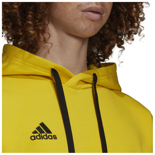 Bluza męska adidas ENTRADA z kapturem, żółta HI2140