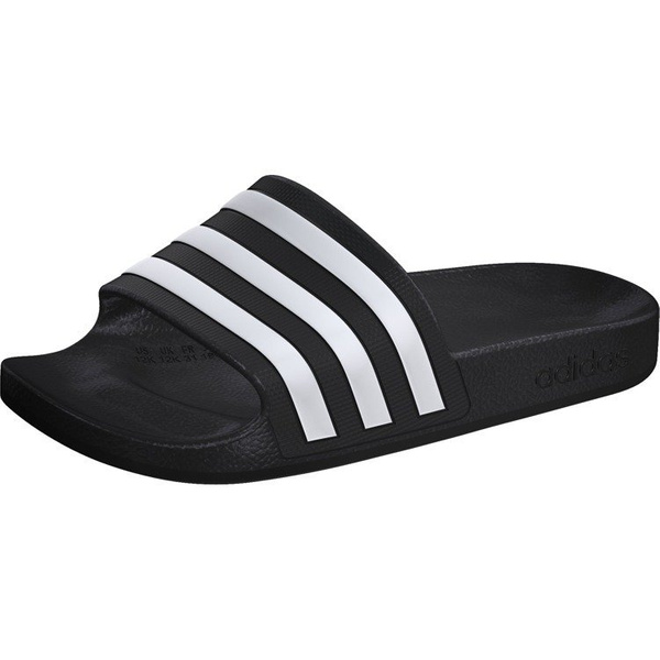 Klapki dziecięce adidas Adilette Aqua czarno-białe pianka EVA