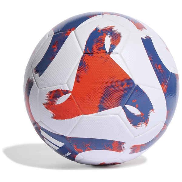 Piłka nożna adidas Tiro League TSBE biało-niebiesko-czerwona HT2422