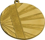 Medal numerowany złoty 70mm MMC7071