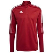 Bluza męska adidas Tiro 21 Training Top czerwona