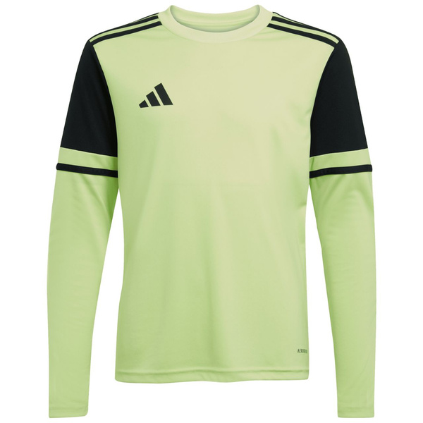 Koszulka bramkarska dla dzieci adidas Squadra 25 Long Sleeve limonkowa JJ1940