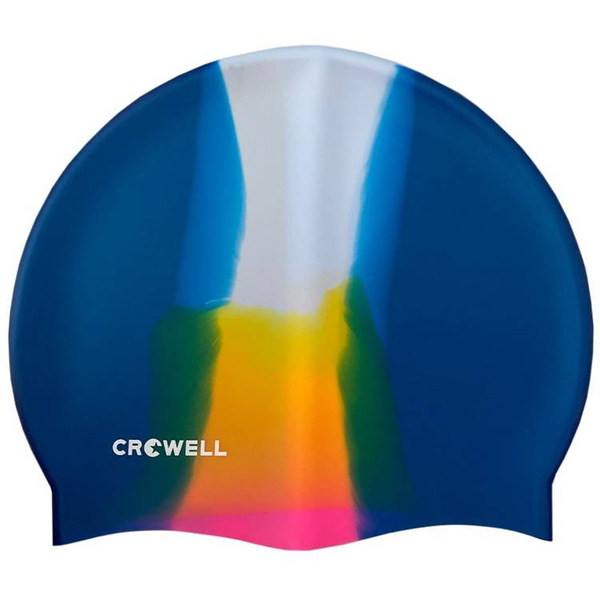Czepek pływacki silikonowy Crowell Multi Flame kolorowy C4063