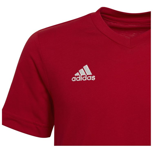 Koszulka sportowa dziecięca adidas TEE czerwona bawełniana