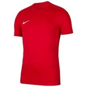 Koszulka dziecięca Nike Dri-FIT Park VII czerwona sportowa, piłkarska