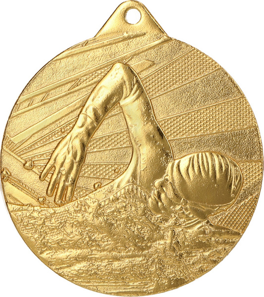 Medal 50mm złoty - pływanie ME003