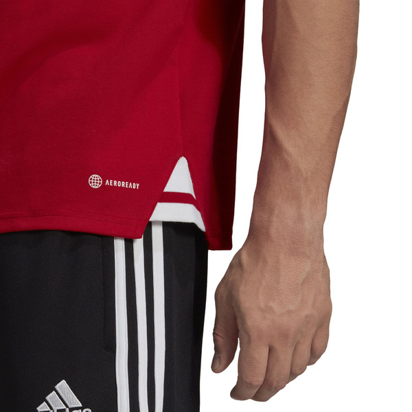 Koszulka męska adidas Condivo 22 Polo czerwona H44107