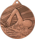 Medal 50mm brązowy - pływanie ME003