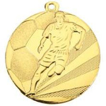 Medal  D112A złoty piłka nożna sportowy