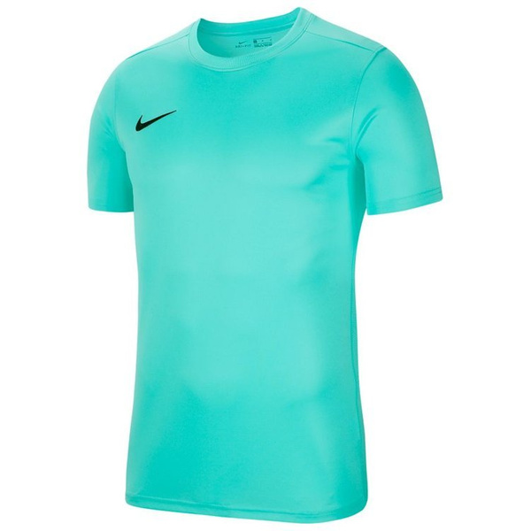 Koszulka dziecięca Nike Dri-FIT Park VII turkusowa sportowa, piłkarska