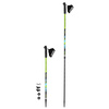 Kije nordic walking 105-135 cm czarno-zielone Spokey MEADOW