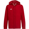 Kurtka dla dzieci adidas Entrada 22 All-Weather czerwona IK4013