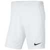 Spodenki dziecięce Nike Dri-FIT Park III białe poliestrowe