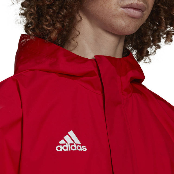 Kurtka męska adidas Entrada 22 All-Weather czerwona IK4009