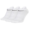 Skarpety 3-pak stopki męskie damskie Nike Everyday Lightweight No-Show czarne treningowe