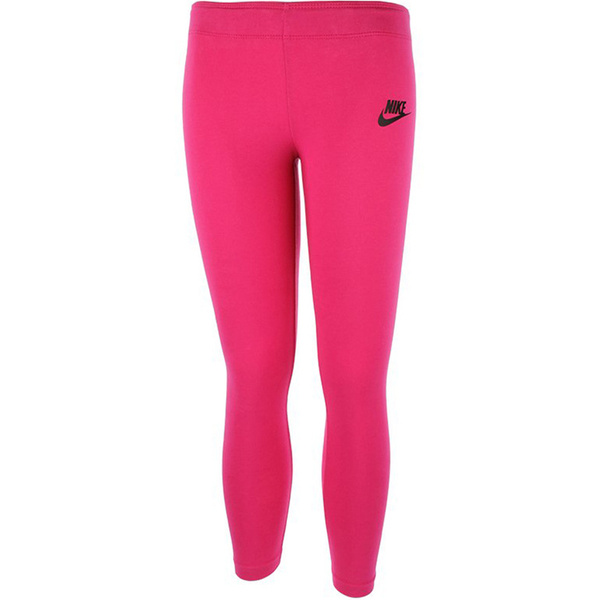 Legginsy dla dzieci Nike G NSW Tight Club Logo różowe 844965 615