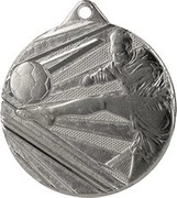 Medal srebrny 50mm - piłka nożna - ME001