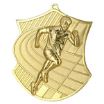 Medal metalowy złoty LEKKOATLETYKA MD8061/G