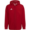 Kurtka męska adidas Entrada 22 All-Weather czerwona IK4009