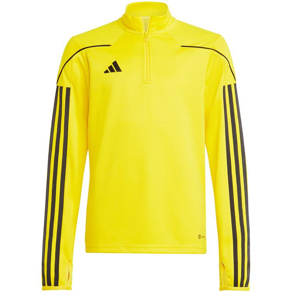 Bluza dla dzieci adidas Tiro 23 League Training Top żółto-czarna IC7880