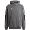 Bluza męska adidas Tiro 21 Sweat Hoodie kangurka z kapturem szara