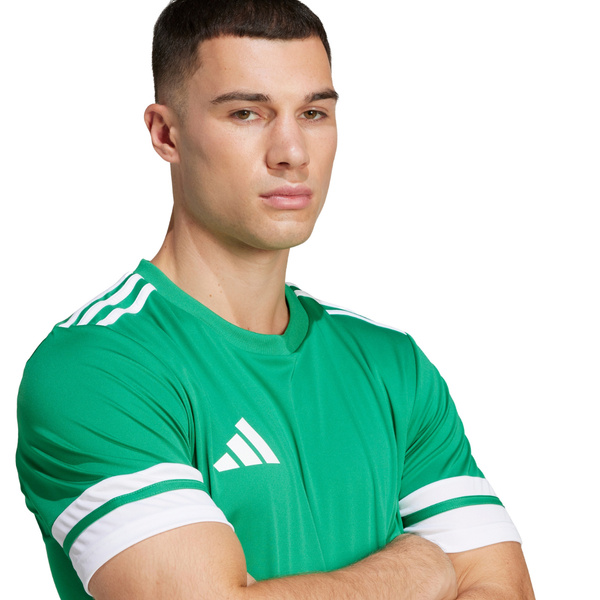 Koszulka męska adidas Squadra 25 zielono-biała JN7485