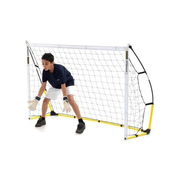 Bramka QUICKPLAY Kickster  czarno biała  180 x 120 cm składana przenośna