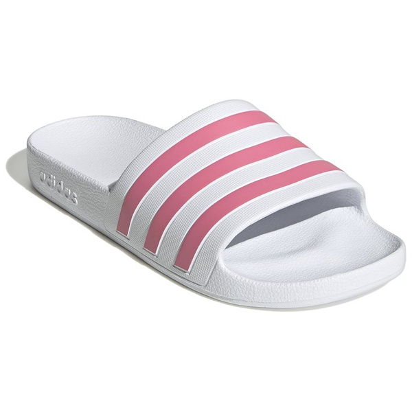  Klapki adidas Adilette Aqua Slides biało-różowe