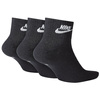 Skarpety męskie damskie Nike Evry Essential 3szt. czarne