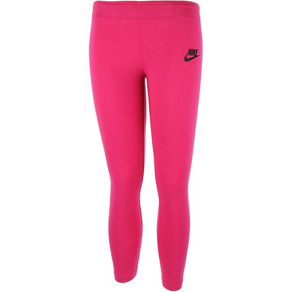 Legginsy dla dzieci Nike G NSW Tight Club Logo różowe 844965 615