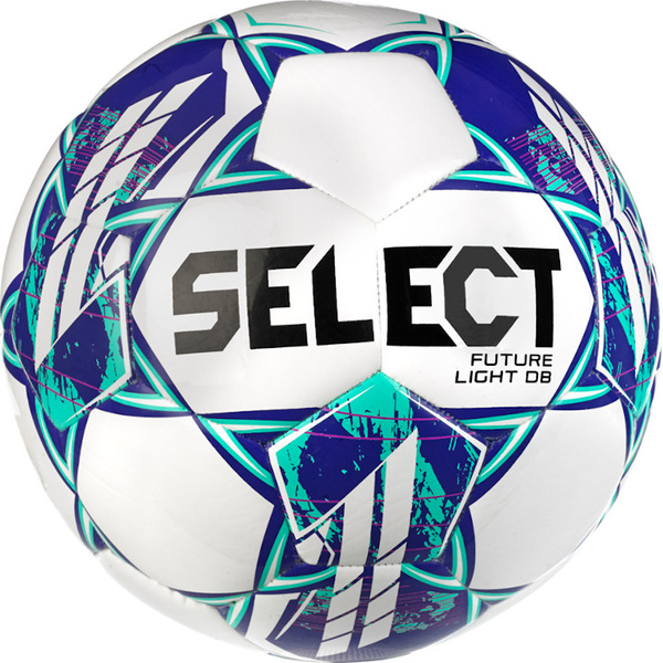 Piłka nożna Select Future Light DB biało-fioletowo-niebieska treningowa