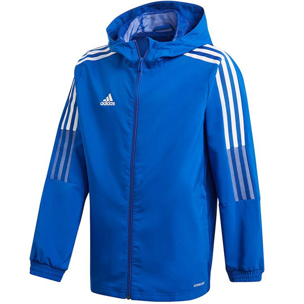 Kurtka dla dzieci adidas Tiro 21 Windbreaker Youth niebieska GP4978