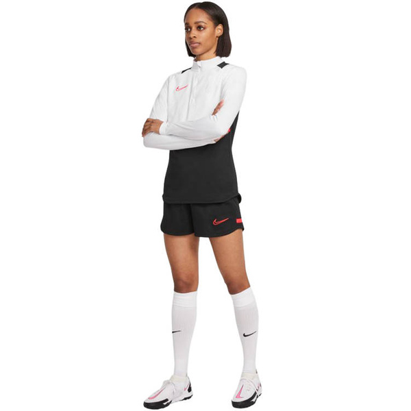 Bluza damska Nike NK Df Academy 21 Drill Top biało-czarna CV2653 016