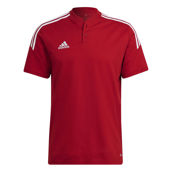 Koszulka męska adidas Condivo 22 Polo czerwona H44107