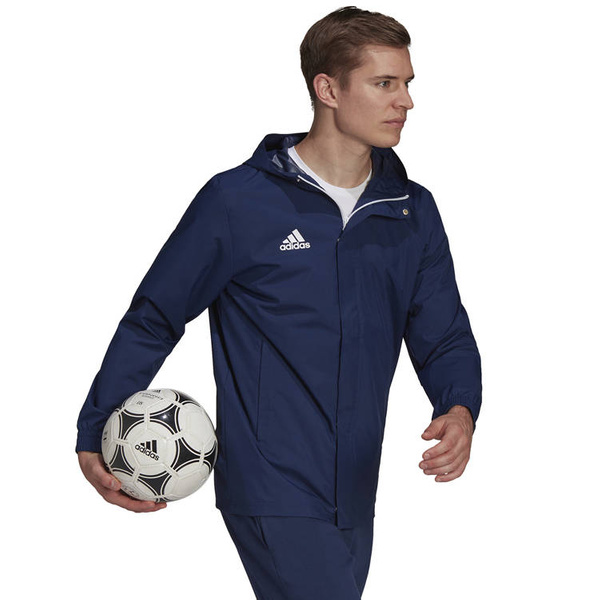 Kurtka męska adidas Entrada 22 All Weather Jacket granatowa IK4011