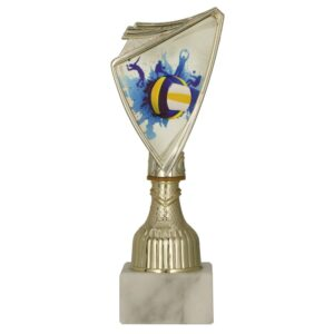 Trofeum plastikowe złote SIATKÓWKA 9297/VOL-C