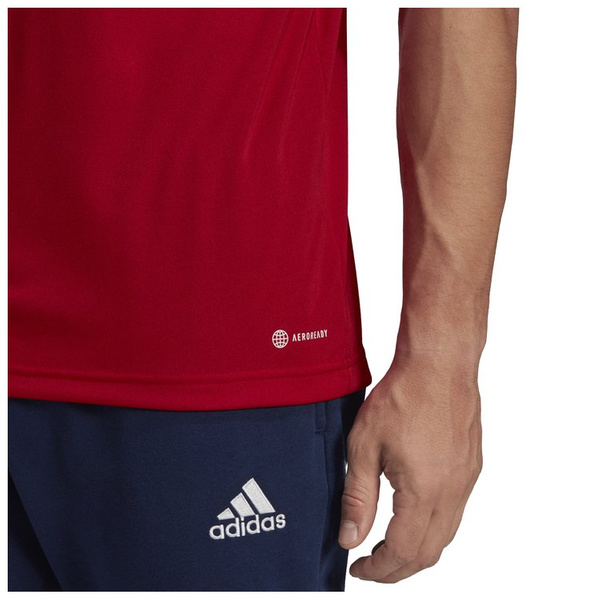 Koszulka męska adidas Entrada 22 Polo czerwona 