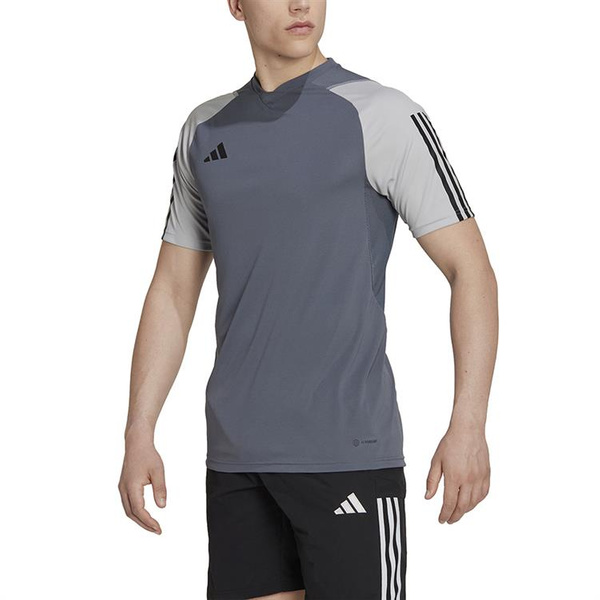 Koszulka męska adidas Tiro 23 Competition Jersey szara HP1906