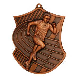 Medal metalowy brązowy LEKKOATLETYKA MD8061/B