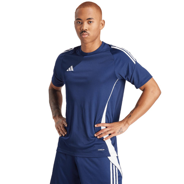 Koszulka męska adidas Tiro 24 Jersey granatowa IS1018