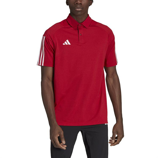 Koszulka męska adidas Tiro 23 Competition Polo czerwona HI3049