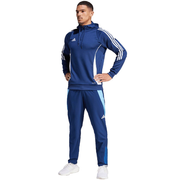 Bluza męska adidas Tiro 24 Training Hoodie niebieska IR9398