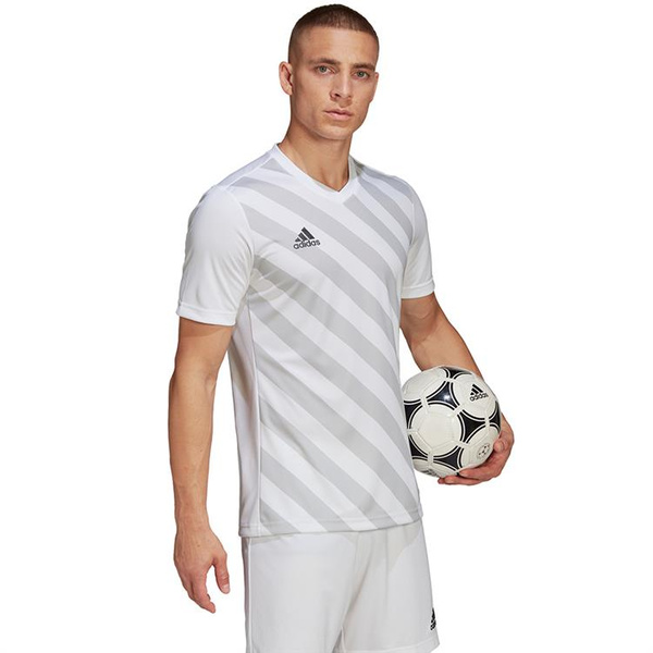 Koszulka męska adidas Entrada 22 Graphic Jersey biało-szara HF0129