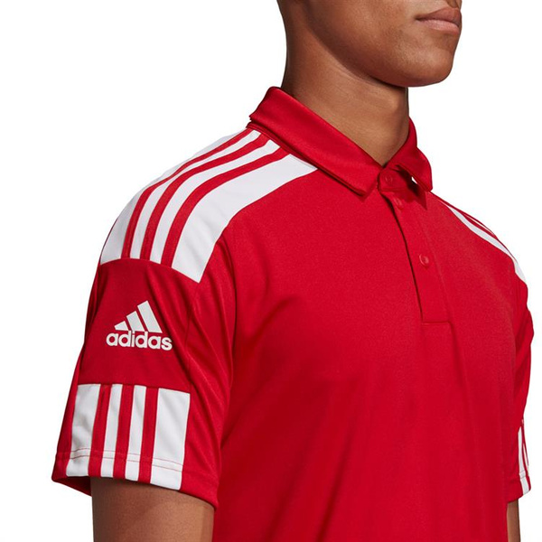 Koszulka męska adidas Squadra 21 Polo czerowna GP6429