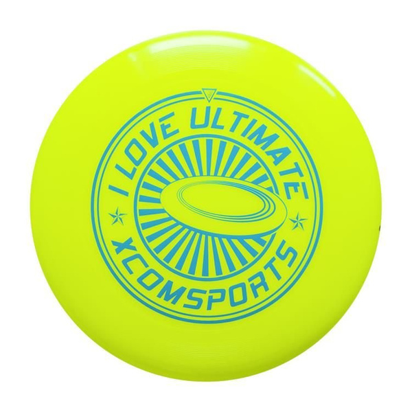 FRISBEE X-COM UT175 I LOVE ULTIMATE YELLOW