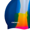 Czepek pływacki silikonowy Crowell Multi Flame kolorowy C4063