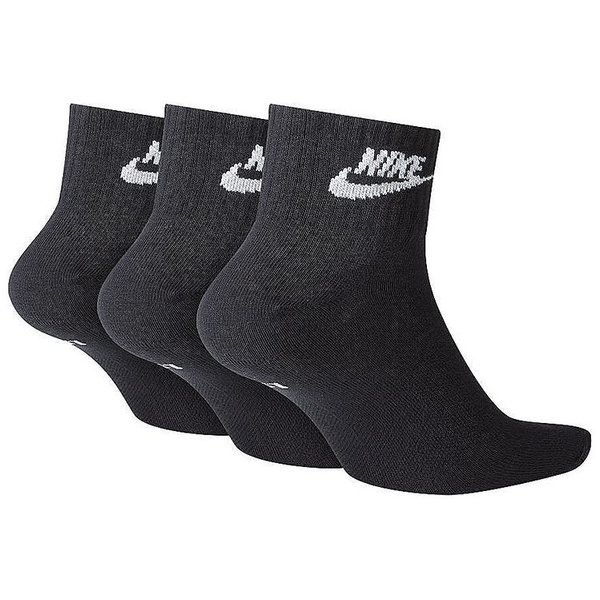 Skarpety męskie damskie Nike Evry Essential 3szt. czarne