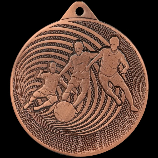 Medal 70mm brązowy - piłka nożna - MMC3070